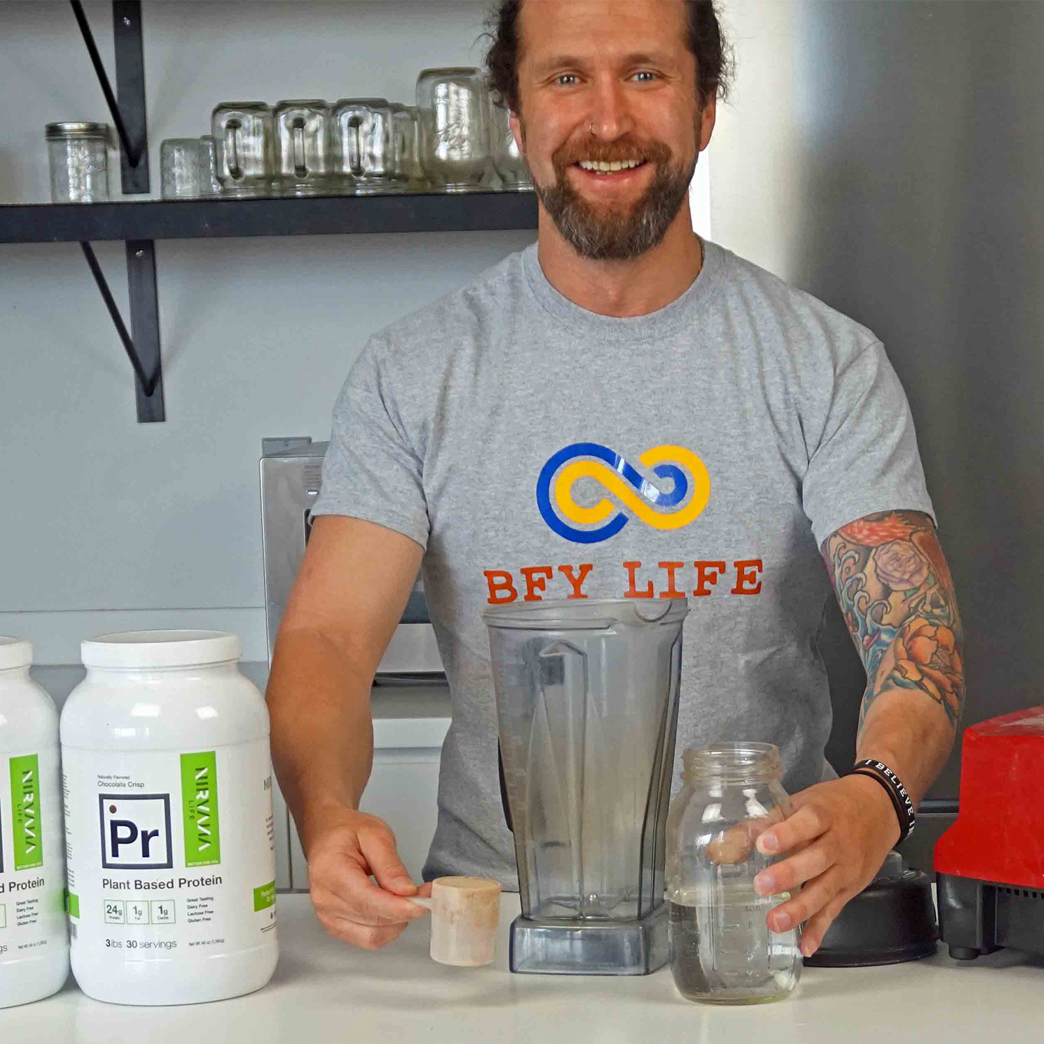 Enjoying a great tasting plant-based protein