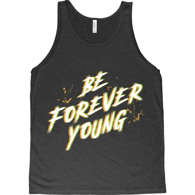 Paint Brush - Men's Tank - Black - Front View