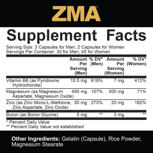 5% Nutrition: Core ZMA - Image 3