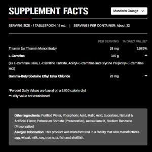 5% Nutrition: Liquid L-Carnitine White 3150: Legendary Series - Image 5