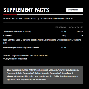 5% Nutrition: Liquid L-Carnitine White 3150: Legendary Series - Image 6