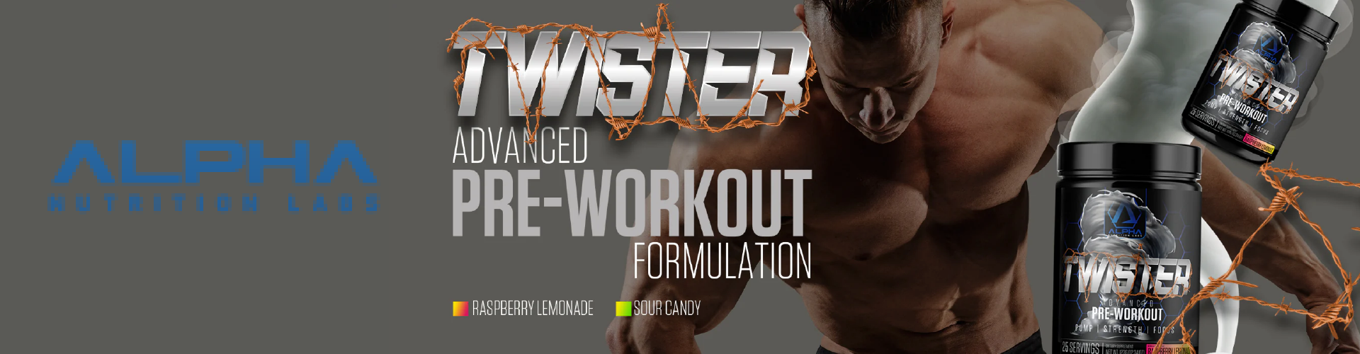Alpha Nutrition Front Page Header