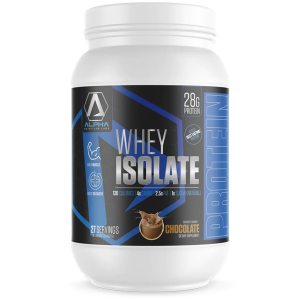 Picture of Alpha Nutrition Labs Whey Isolate Chocolate Flavor 2 Pound Jug