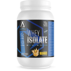 Picture of Alpha Nutrition Labs Whey Isolate Mango 2 Pound Jug