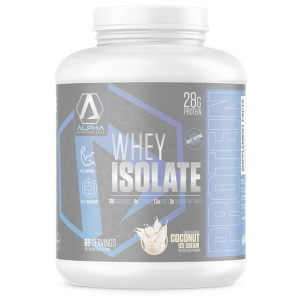 Picture of Alpha Nutrition Labs Whey Isolate Coconut Ice Cream 5 Pound Jug