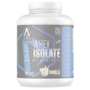 Picture of Alpha Nutrition Labs Whey Isolate Vanilla 2 Pound Jug