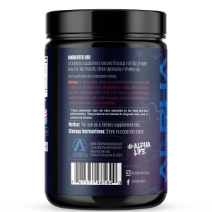 Picture of Alpha Labs Nutrition Cell Shock Container Suggested Use Grape Flavor