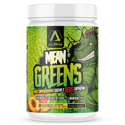 Image of Alpha Labs Nutrition Mean Greens and Reds Superfood container