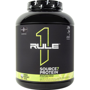 Picture of Rule 1 Proteins Source7 Gelato Series 5 Pound Container of Pistachio Gelato Flavor