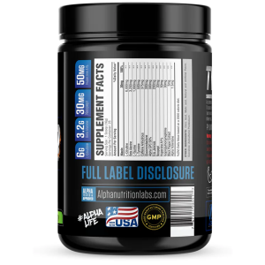 Nutrition, Twisted Pre Workout 25 Servings Raspberry Lemonade Supplement Label