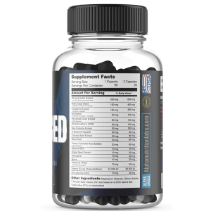 Picture of Alpha Labs Nutrition Enhanced Testosterone Booster Container Supplement Facts
