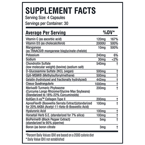 Picture of Alpha Labs Nutrition Enhanced Flex Fuel Supplement Facts