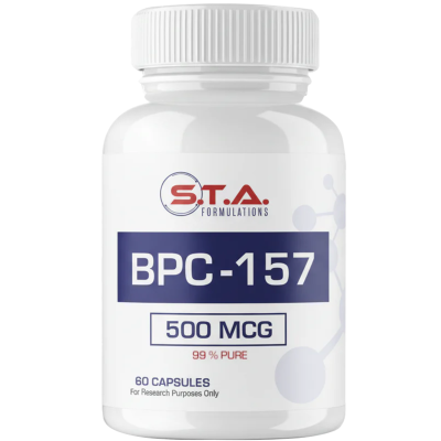 Alpha Nutrition Labs BPC-157 60 servings bottle research peptide capsules container