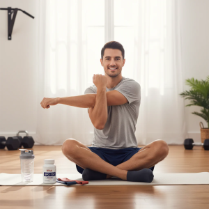 Alpha Nutrition Labs BPC-157 60 servings bottle lifestyle gym recovery peptide product image